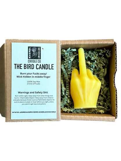 The Bird Candle  - Colour: Yellow // Scent: Coconut